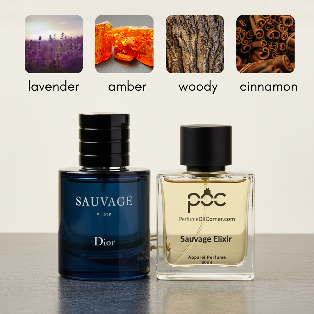 Dior Sauvage Elixir Inspired Perfume