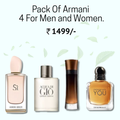 Pack Of Armani 30 ml X 4 For Men and Women.