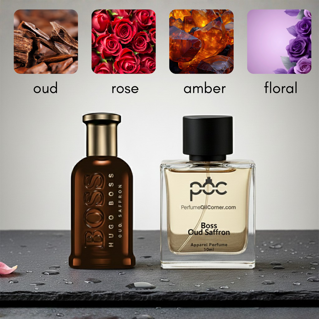 Bouss Bottled Oud Saffron Inspired Perfume
