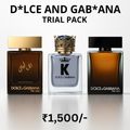 Trial Pack of Dolce and Gabbana 50 ml X 3 Combo For Men.